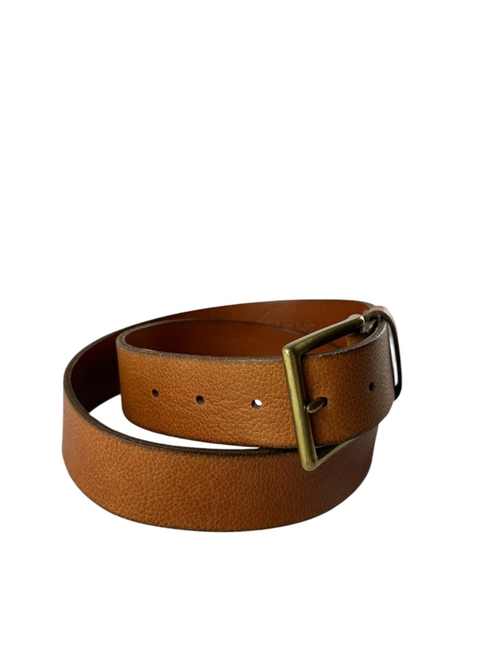 Genuine Vintage COACH Tan Pebbled Leather Dress Belt For Men's Size 36